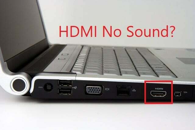 Popravite HDMI brez zvoka v sistemu Windows 10