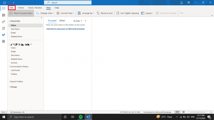 Klicken Sie auf Datei deaktivieren Allen antworten Outlook 365