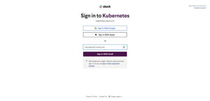 หน้าแรกของเว็บไซต์ Kubernetes