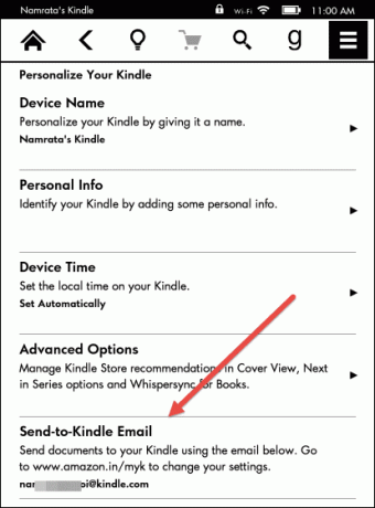 ورقة عمل Kindle 1