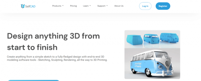 SelfCAD. melhor software CAD gratuito para impressão 3D