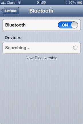 אני טלפון Bluetooth פועל