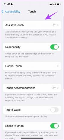 Valitse Assistive Touch