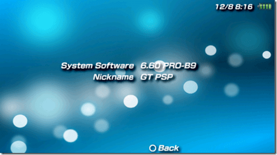 Systeminfo Psp
