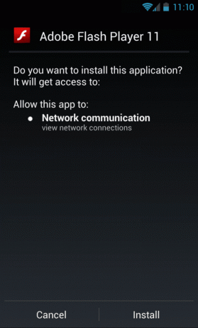 Az Adobe Flash Player telepítése Androidra