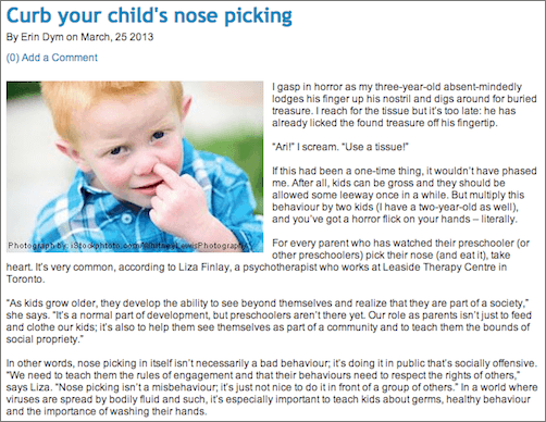 Aha Parenting Article