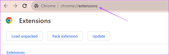 Åpner Chromes utvidelsesside