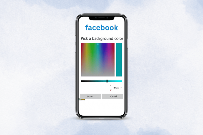 Come cambiare il colore di sfondo di Facebook su iPhone