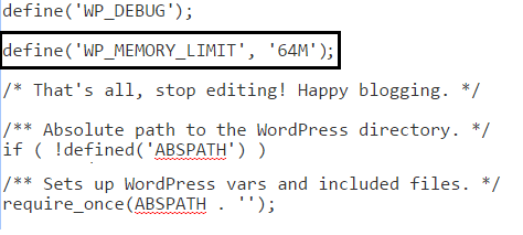 เพิ่มขีด จำกัด หน่วยความจำ php เพื่อแก้ไขข้อผิดพลาด wordpress http IMAGE