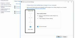 Atspējojiet lietotāja konta kontroli (UAC) operētājsistēmā Windows 10