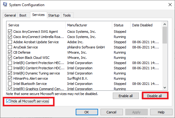 Eseguire l'avvio pulito. Come correggere l'errore di runtime di Civilization 5 in Windows 10