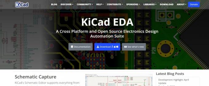 KiCAD. beste gratis CAD-programvare for 3d-utskrift