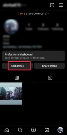 atingeți Editați profilul | cum să adaugi locația afacerii tale pe instagram