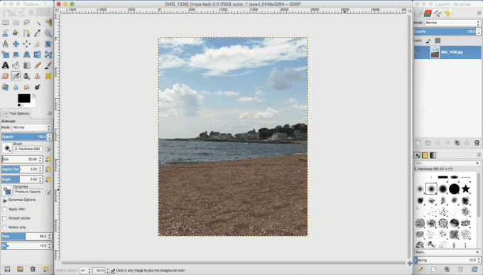 ภาพรวม Pixelmator เทียบกับ Gimp 1024X583