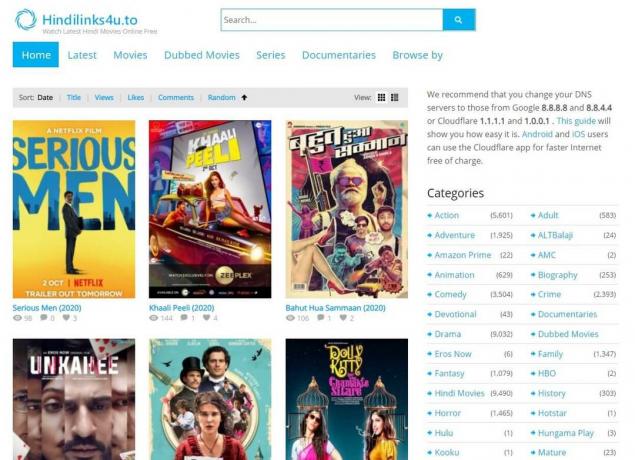HindiLinks4U | Meilleurs sites gratuits pour regarder des films hindi en ligne (2020)
