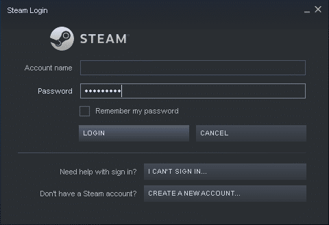 Luncurkan Steam dan masuk menggunakan kredensial Anda. Cara Menginstal Game Steam di Hard Drive Eksternal
