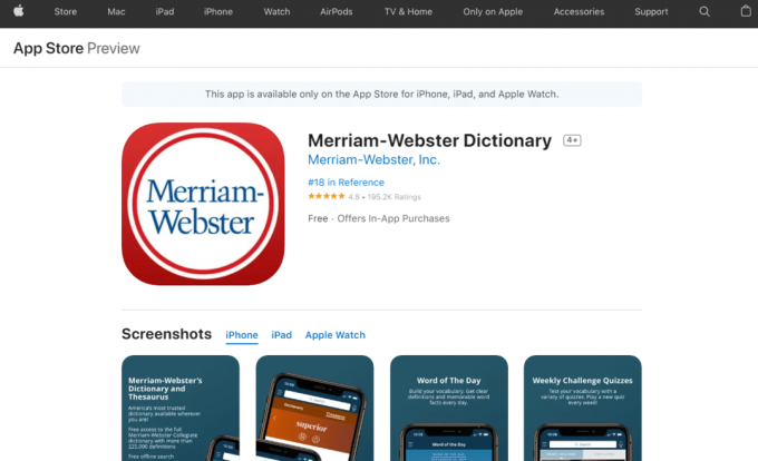 Dictionnaire Merriam-Webster
