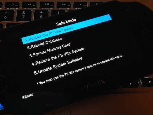 Ps Vita Safe Mode