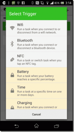 NFC auswählen