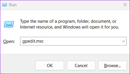 Öppna grupprincip i Windows