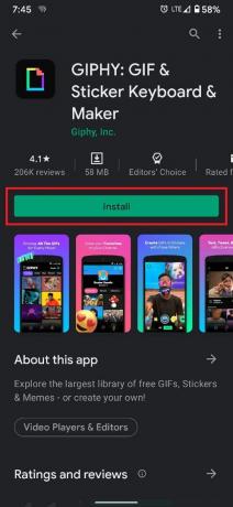 Iz trgovine Google Play preuzmite aplikaciju GIPHY