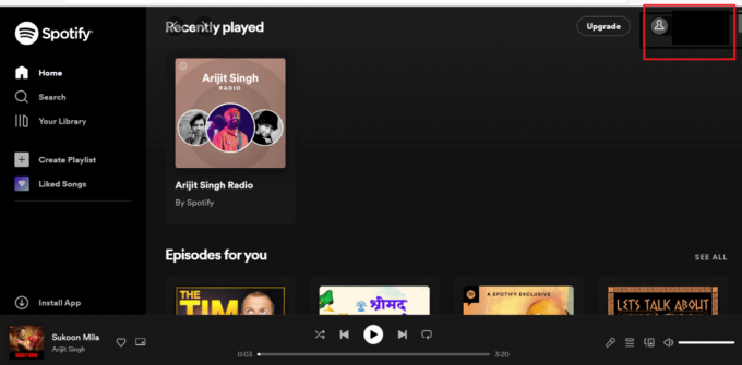 pictograma profilului. Cum să eliminați dispozitivul din Spotify Connect
