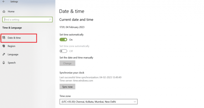 ημερομηνία και ώρα. Διορθώστε το 0x800b0100 Defender Windows 10