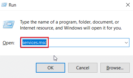 افتح services.msc. إصلاح خطأ متجر Windows 0x80240024