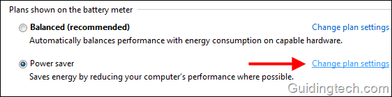 Configuración de opciones de energía