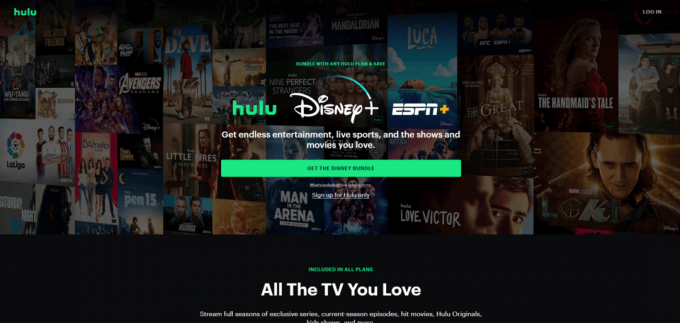 Отидете на приложението Hulu. Коригирайте черен екран на Hulu с проблем със звука