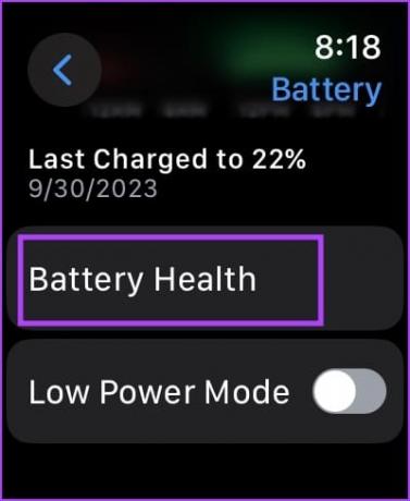 Торкніться Battery Health 1