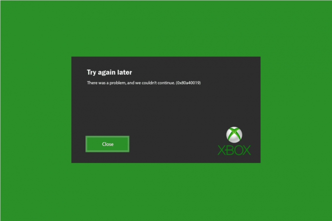 إصلاح خطأ Xbox One 0x80a40019
