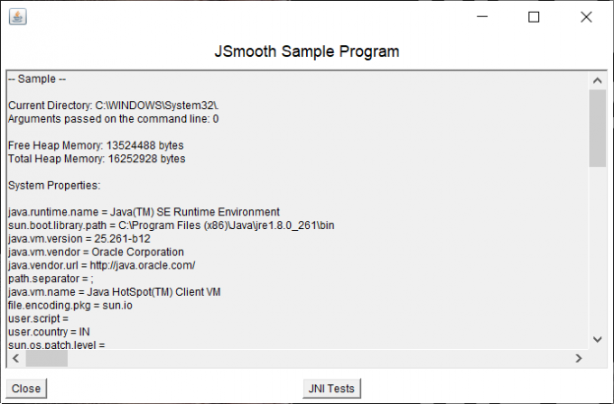 Jarx를 사용하여 Windows 10에서 JAR 파일 실행