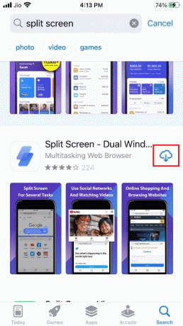Installera appen Split Screen - Dual Window på din iPhone