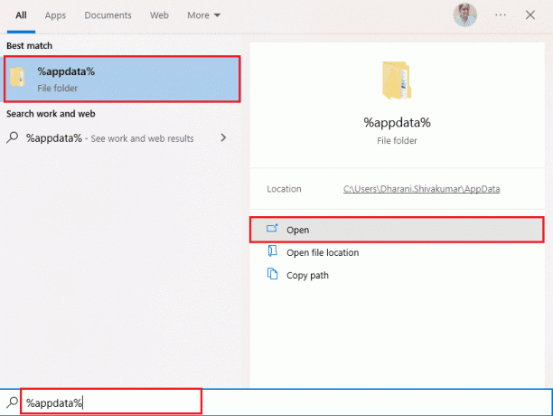 AppData 로밍 폴더를 엽니다. Windows 10에서 Origin 오버레이가 작동하지 않는 문제 수정