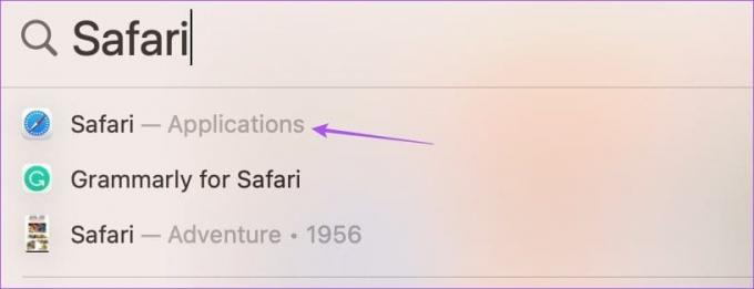 Öffnen Sie Safari auf dem Mac