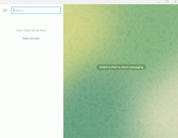 Odprite aplikacijo Telegram na namizju 