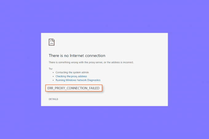 Popravi Err Proxy veza nije uspjela Chrome Error