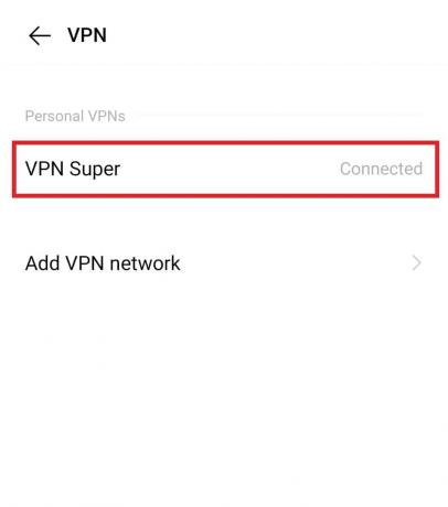 Připojte se k síti VPN