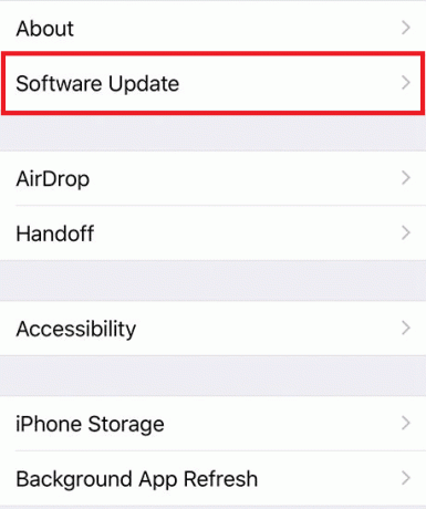 tryck på Programuppdatering | Fixa iPhone inte upptäckt i Windows 10