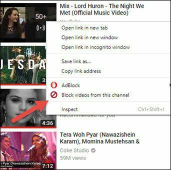 Slik blokkerer du uønskede YouTube-videoer 16