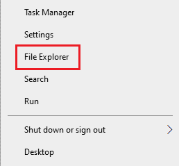 Atidarykite „File Explorer“.