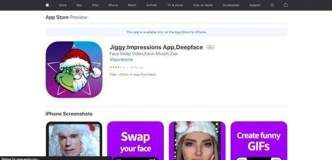 Trgovina Jiggy App 