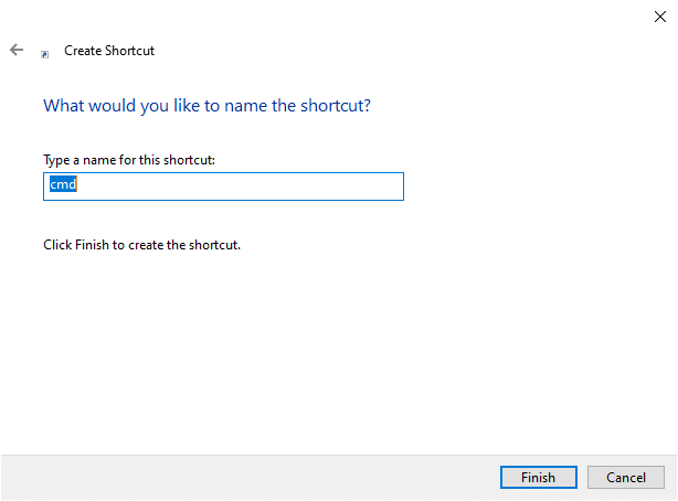 cmd genväg. Fix Command Prompt visas och försvinner sedan i Windows 10