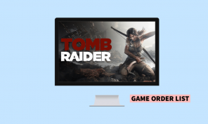 Visi Tomb Raider kompiuteriniai žaidimai iš eilės