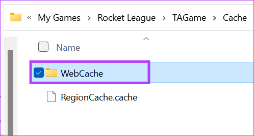 webcache openen