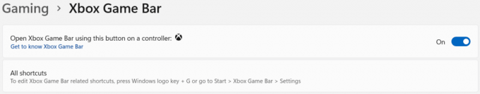 Veksle mellom Xbox Game Bar
