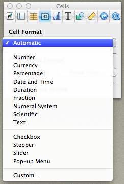 Formatarea celulelor numere