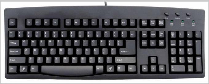 لوحة المفاتيح QWERTY
