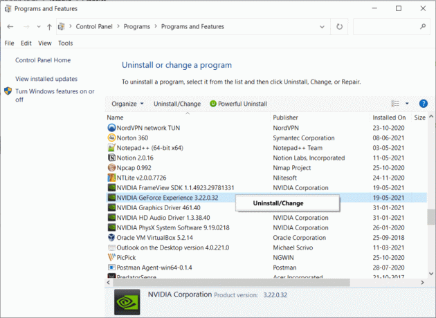 Απεγκαταστήστε το NVIDIA GeForce Experience Client Xbox One Controller που αποσυνδέεται τυχαία Windows 10 PC